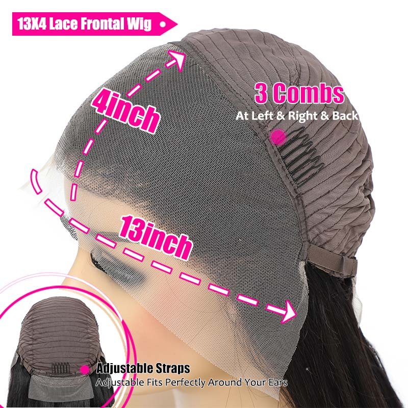 13X4 Lace Frontal Body Wave Wig Human Hair