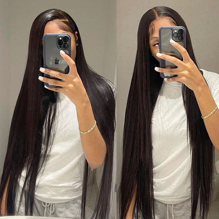 13x6 Staright Lace Frontal Wig Pre Plucked With Baby Hair