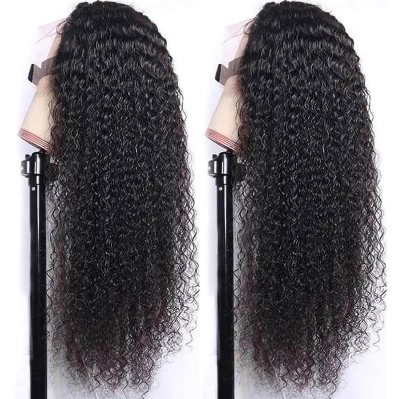 4X4 Lace Closure Wig Water Wave Human Hair Wet and Wave Peruvian Hair