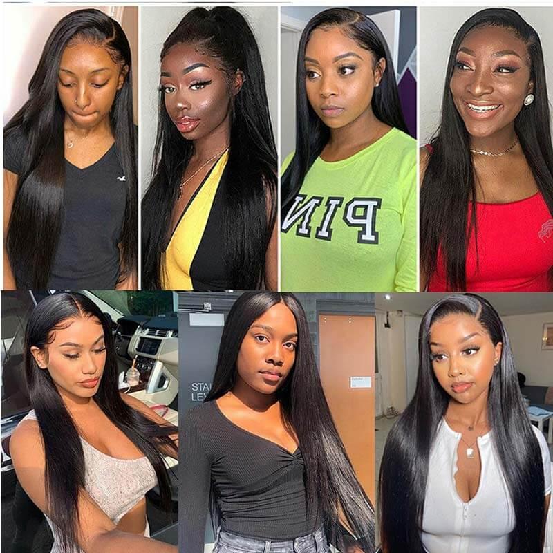 5X5 Pre Plucked Monglian Human Virgin Hair Lace Closure With Baby Hair