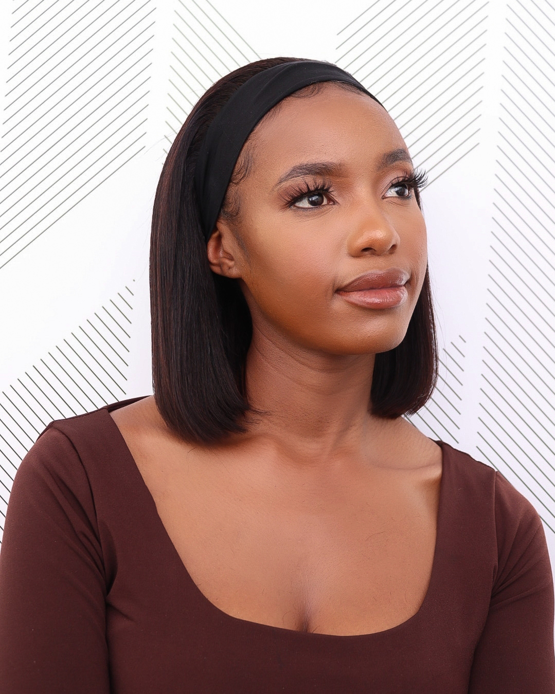 Brazilian Headband Wig - Straight - 12"