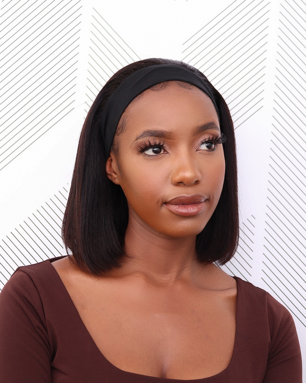 Brazilian Headband Wig - Straight - 12"