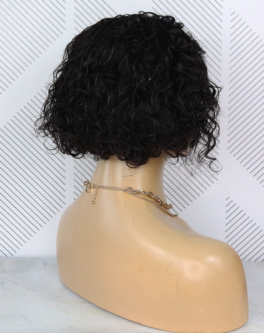 Beginner Brazilian Lace Front Wig 13x1 Water Wave - 10" 0746