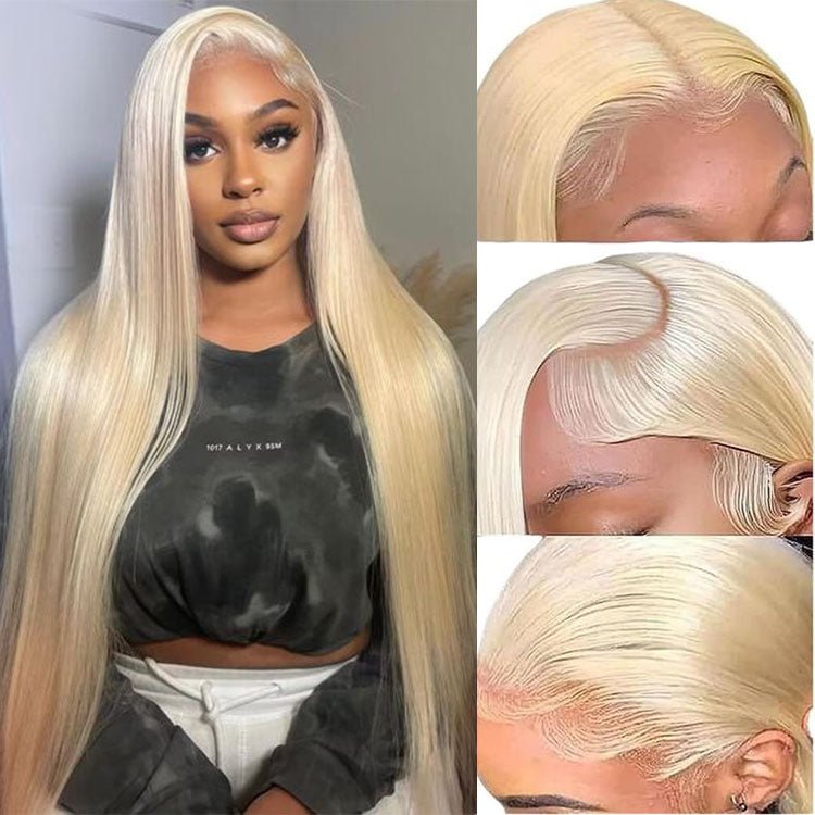 Blonde 613 Lace Front Wig 13X4 Ear to Ear Lace Wig Straight Human Hair Superlove Hair