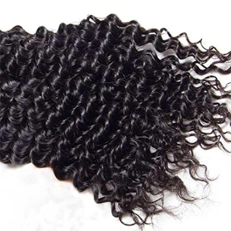 Deep Wave Human Hair 4x1 T Part Lace Closure Only