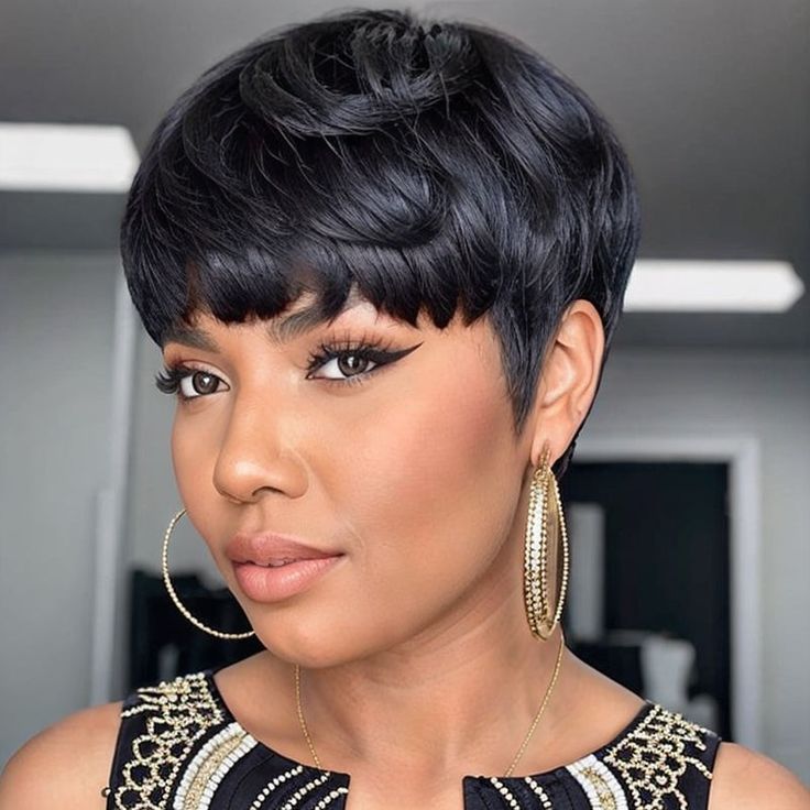 Flash Sale | ReadytoGo Pixie Cut Glueless Human Hair Wig Hot Boss Lady Hairstyle