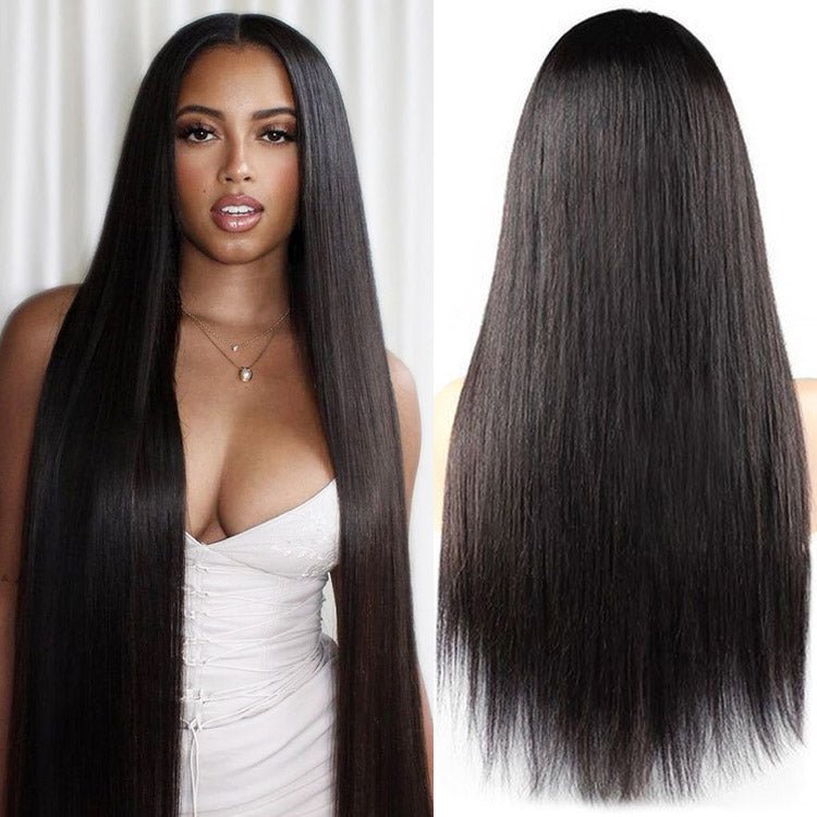 Glueless 13x4  HD Transparent Lace Frontal Straight Wigs For Women