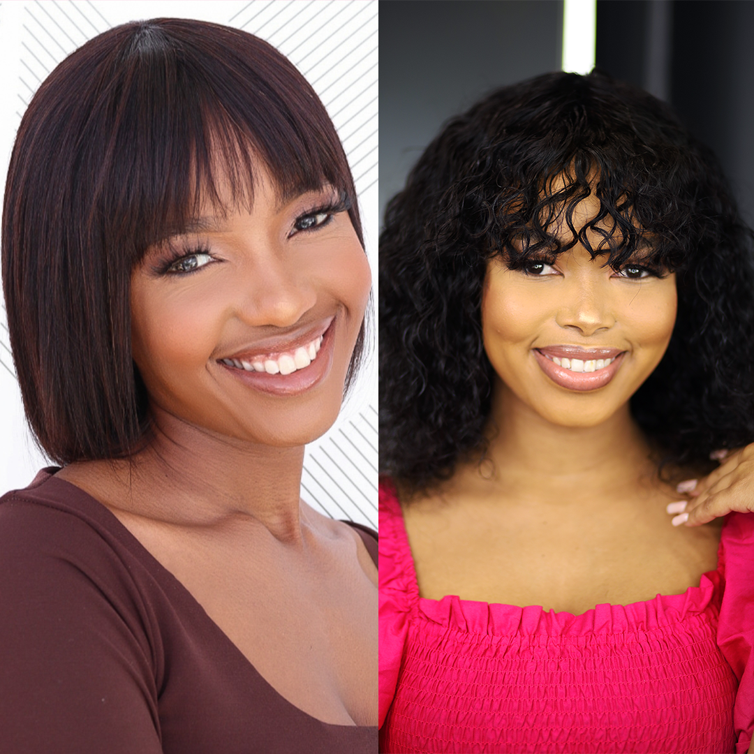 Brazilian Fringe Bob 8" & Brandy Water Wave Fringe