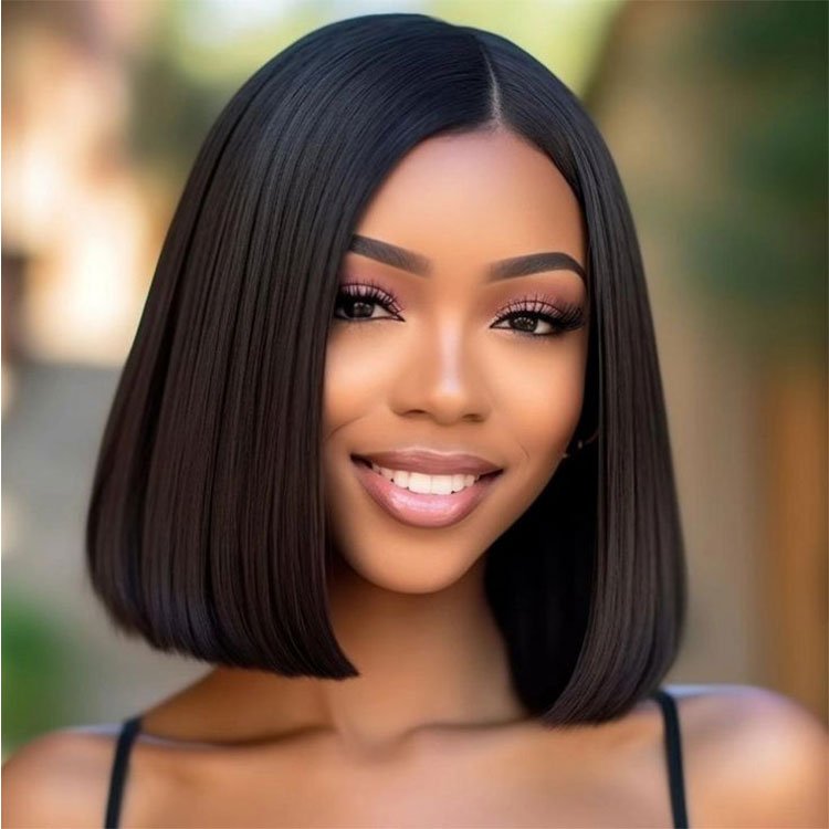 Ready to Go Glueless Super double drawn 13x4 Lace Bob Wig