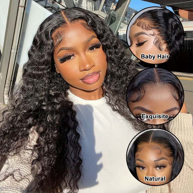 ReadytoGo Glueless 4x4 Lace Closure Water Wig