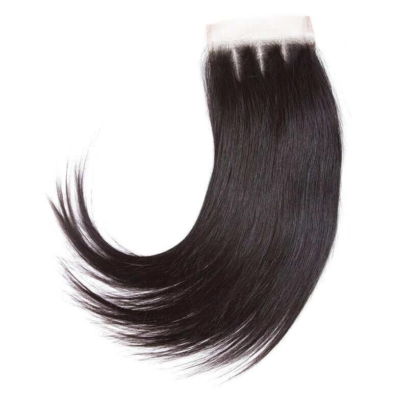 Straight Hair 4x4 Three Part Lace Closure Human Hair Extension