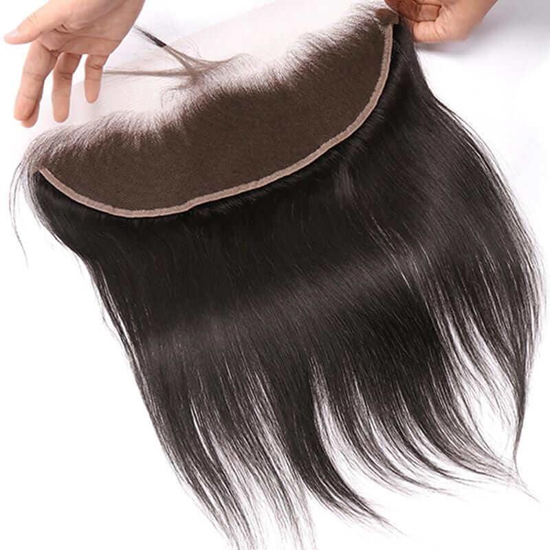 hair 13x4 Ear to Ear Lace Frontal Closure Straight Human Hair