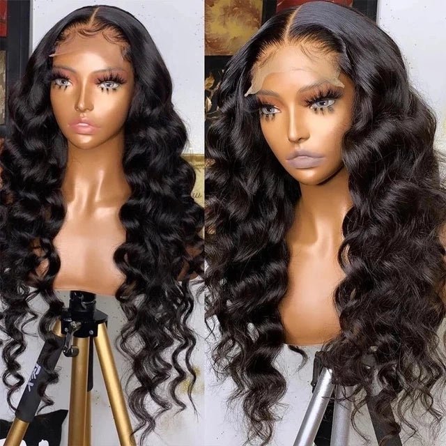 4x4 Body Wave Peruvian Human Hair Wigs With Baby Hair For Black Women