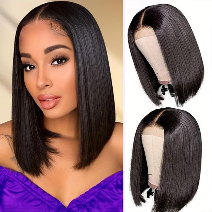 Hair ReadytoGo Glueless 4x4 Lace Closure Bob Straight Wig