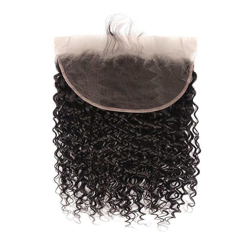 Water Wave Pre Plucked Lace Frontal Closure 100% Remy Human Hair Ear To Ear Closure