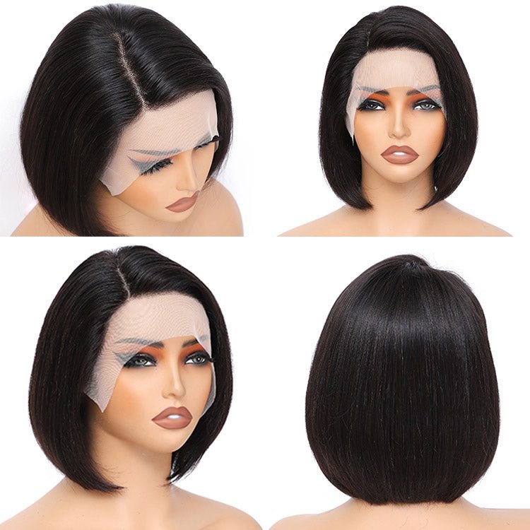 Worth Having Glueless Straight HD lace human hair Anti-slip tape breathable Cap bob wig