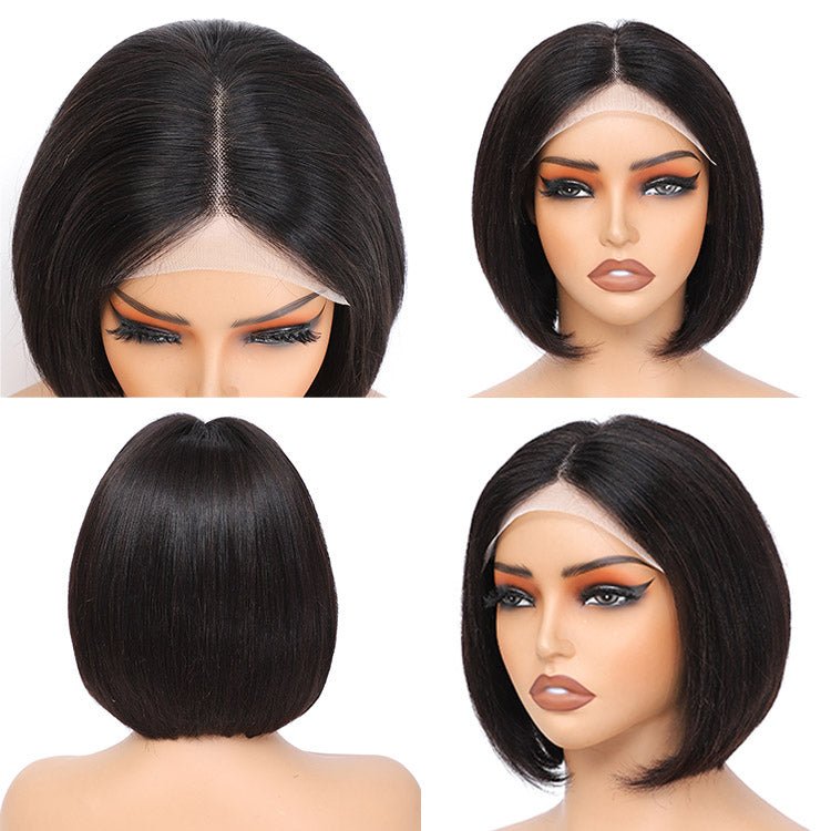 Worth Having Glueless Straight HD lace human hair Anti-slip tape breathable Cap bob wig